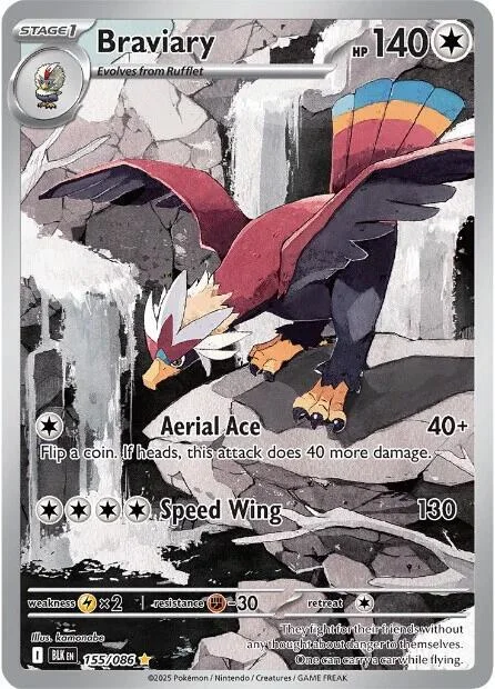 Braviary – Black Bolt 155