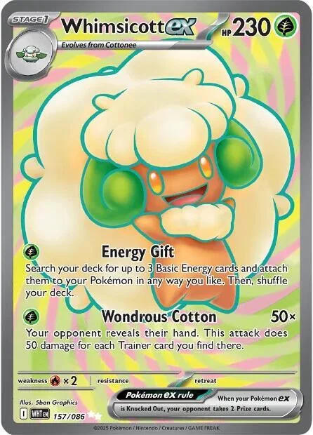 Whimsicott ex – White Flare 157