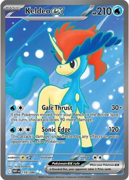 Keldeo ex – White Flare 159