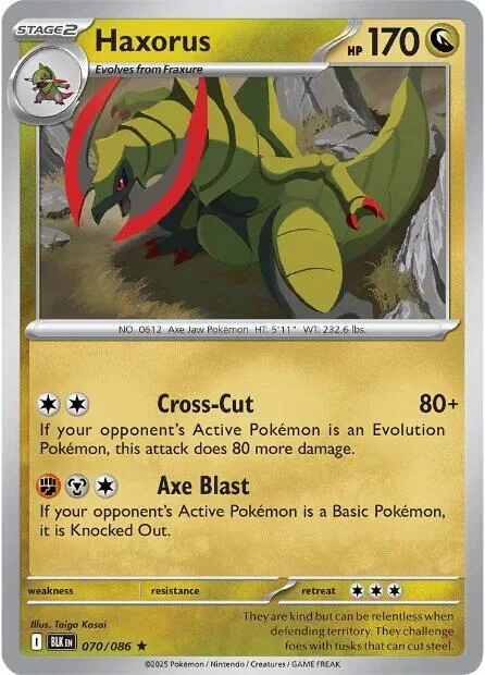 Haxorus – Black Bolt 70