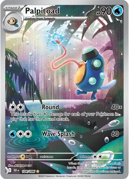 Palpitoad – Black Bolt 104
