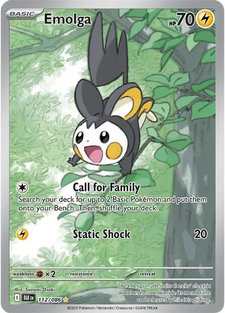 Emolga – Black Bolt 112