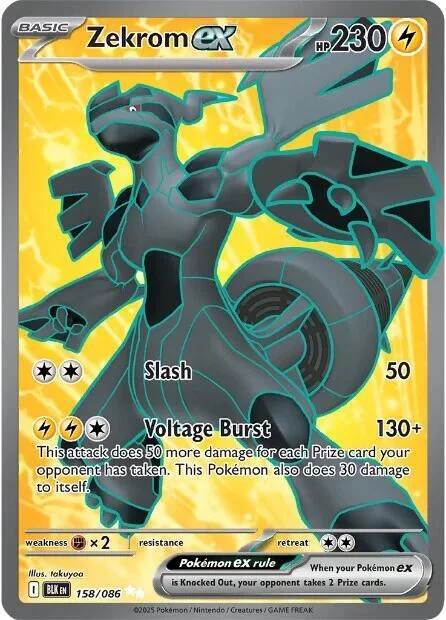 Zekrom ex – Black Bolt 158