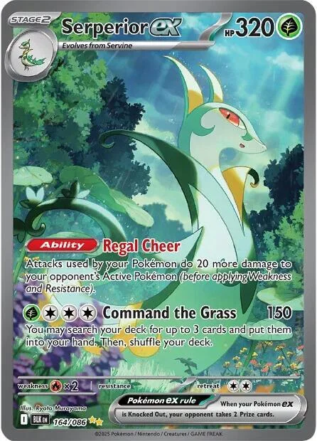 Serperior ex – Black Bolt 164