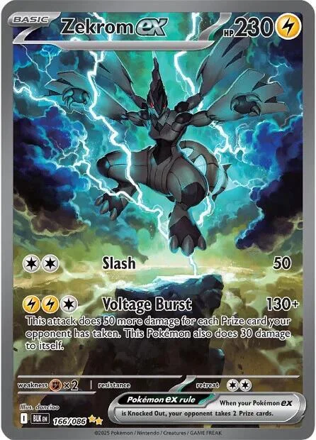 Zekrom ex – Black Bolt 166