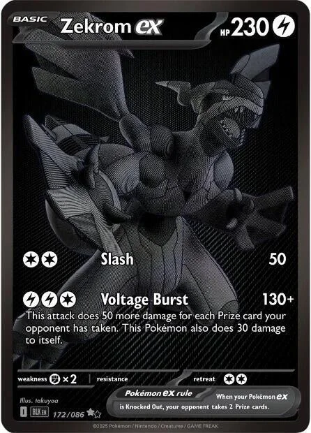Zekrom ex – Black Bolt 172