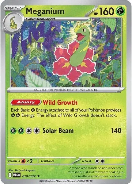 Meganium – Mega Evolution 10