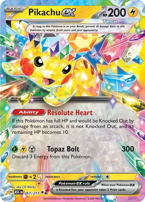 Pikachu ex – Ascended Heroes 57