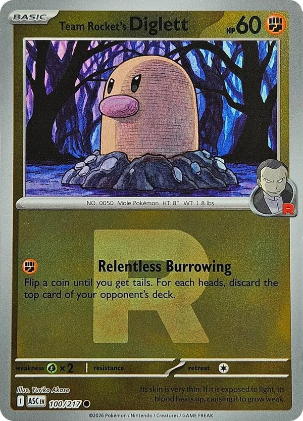 Team Rocket's Diglett – Ascended Heroes 100