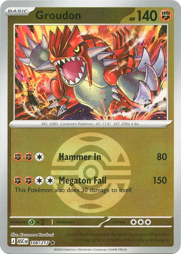 Groudon – Ascended Heroes 108