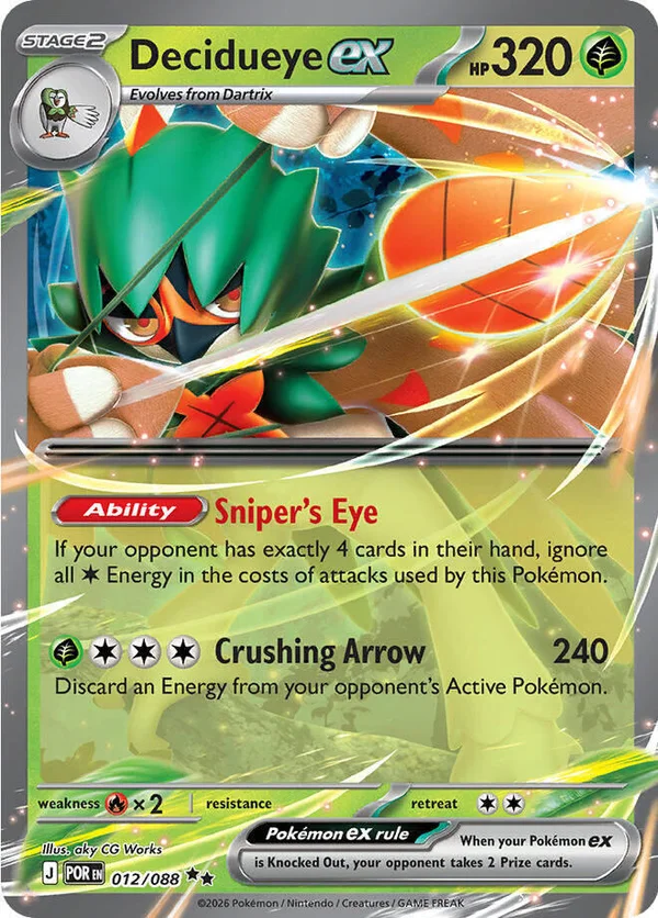 Decidueye ex – Perfect Order 12